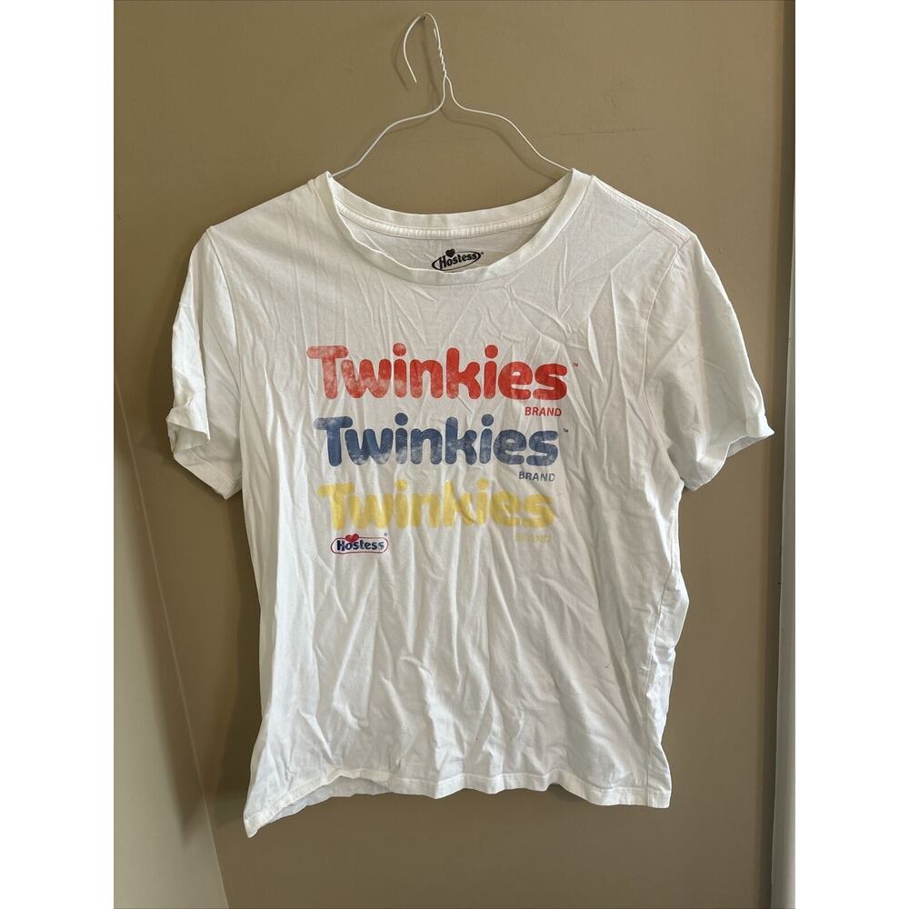 Hostess White Short Sleeve Twinkie T Shirt Size XL